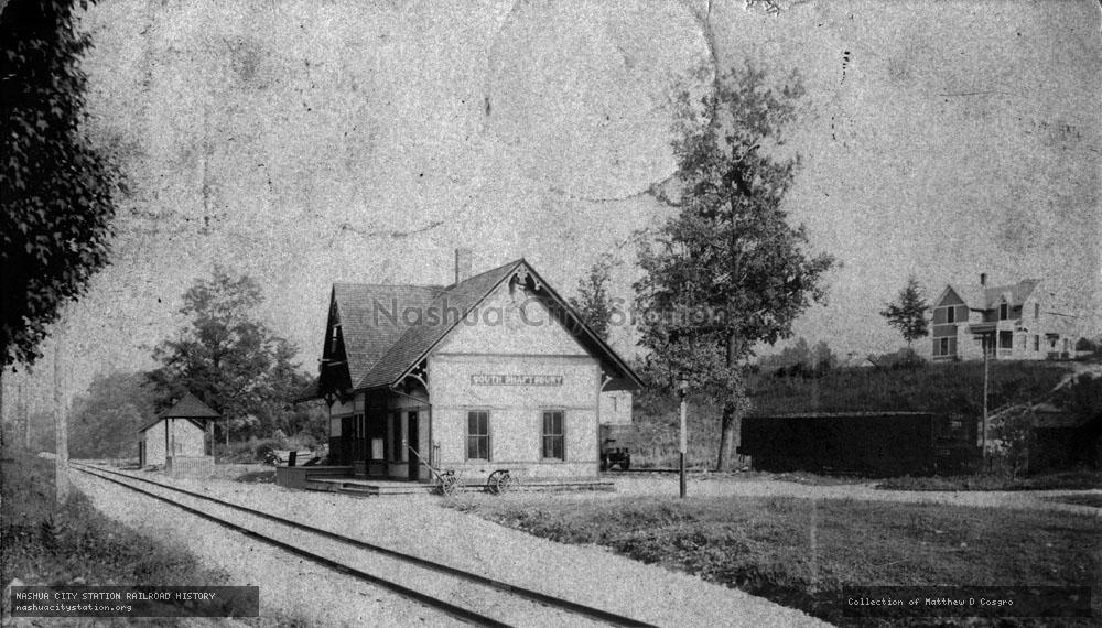 Postcard: South Shaftsbury, Vermont station
